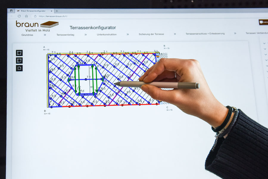 Terrassen Online Planer Braun AG